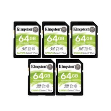Kingston 64GB SDHC Canvas Select Plus Memory Card 5 Pack FAST Storage picture