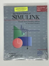 Student Edition of SIMULINK Computer Software MATLAB v4 Windows 1996 SEALED NEW picture