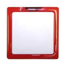 DEMCiflex 80/92mm Magnetic Fan Dust Filter - Brite Red Frame, White Mesh  picture