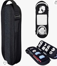 SIDE BY SIDE - Premium Pouch Organizer for Tech Gray Carry Travel Bag picture