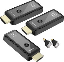 Wireless HDMI Transmitter and Receiver 328ft/100M, Wireless HDMI Extender Kit... picture