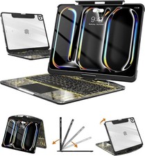 Clear Keyboard Case for iPad Pro 13 inch (M5/M4, 2025/2024), Transparent... picture