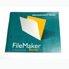VINTAGE FILEMAKER SERVER 5 ADMINISTRATOR’S GUIDE Manual Book Windows Mac 1999 picture