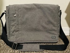Case Crown Messenger/Shoulder/Crossbody Tablet Laptop Bag Gray picture