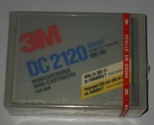 3M DC2120 Mini Data Cartridge 120 MB Bytes XIMAT FORMATTED QIC-80 VINTAGE 1993 picture