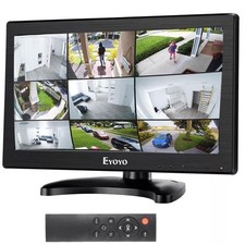 12 Inch Security Monitor 1366x768 HD CCTV Screen AV VGA BNC Video Audio Display picture