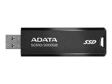 ADATA SC610 USB Flash Drive 2TB USB 3.2 Gen 2 Black (SC610-2000G-CBK/RD) 67.3x picture