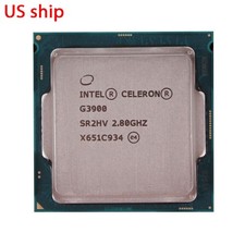 Original Intel Celeron Dual-Core G3900 2.8 GHz (BX80662G3900) Processor CPU US picture