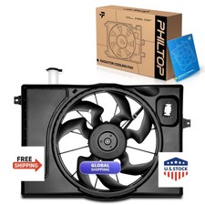 PHILTOP Engine Cooling Radiator Fan Assembly for 2016-2018 Elantra 2.0L picture