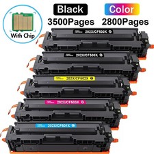 5 Pack CF500X Toner For HP 202X Color LaserJet Pro M254dw M254dn M254nw picture