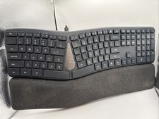 Delton KB250 Ergonomic Wired Keyboard - Black picture