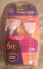 NIP GE IEEE 1284 PRINTER CABLE~DB25~CEN36M PARRALLEL (6 FT) #HO97887 windows com picture
