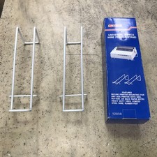 Vintage 1991 NOS Universal 2 Piece Wire Printer Stand Desktop PC Accessories Wht picture