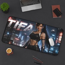 Tifa Lockhart Gaming Mouse Pad, Extended Desk Mat, Gamer Room Decor picture