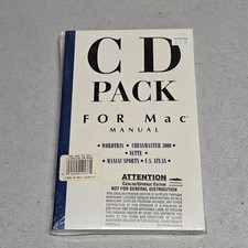 Mindscape CD Pack for Mac Manual Wordtris Chessmaster 3000 Vette U.S. Atlas 1990 picture