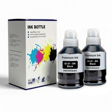 GI-21 GI21 Black Ink Refill Bottles for Canon Pixma G3270 G3260 G2260 G2270 G... picture
