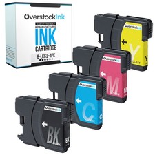 4PK Compatible OSI LC61 Ink Cartridges fits Brother DCP-145C, 165C, 195C, 197C picture