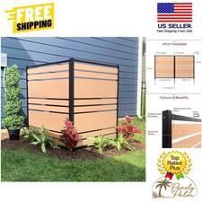 Cedar Vinyl Privacy Screen 48''H x 40''W - Perfect for Creating Outdoor Privacy picture