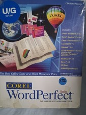 Corel WordPerfect Suite,  Unopened CD-ROM, Windows 3.1x, 95, NT v3.51, w/Manuals picture