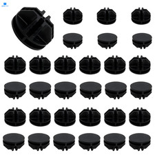 Moicstiy 30Pcs Wire Cube Plastic Connectors Grid Organizer Black picture