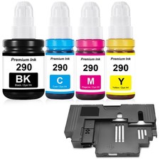 Compatible GI290 Ink Bottles and MC | G02 Maintenance Box Replacement for Can... picture