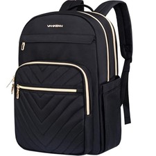 Laptop Backpack for Women, 15.6 Inch, 5 Compartments, Waterproof Daypack picture