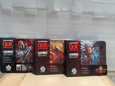 6 SteelSeries mousepads Runes of Magic , Diablo (Monk class) and Doctor Edition picture