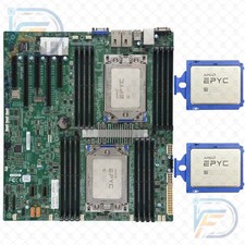 Supermicro H11DSi-NT + 2x AMD EPYC 7601 32-Core 3.2GHz SP3 Server Combo picture