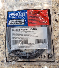 Tripp Lite Cat5e Patch Cable - 1 X Rj-45 Male - 1 X Rj-45 Male - 10ft - Black picture