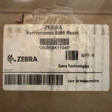 5 QTY Genuine Zebra Performance 5095 Resin Ribbon 4.33