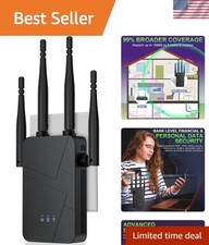 2026 WiFi Extender, 15888 sq.ft Internet Extender WiFi Booster, Long Range Wi... picture