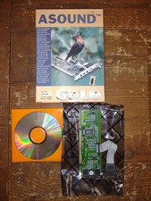 Vtg ASOUND Gold 16-bit ISA Internal Sound Card ALS120 1PH4 032032 Original Box picture