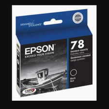 Genuine EPSON 78 - BLACK Ink Cartridge, Exp 2016 (See NOTE) picture