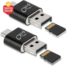 [2 Pack] Micro SD Card Reader for Android Phone,Micro SD Card to USB Adapter, Mi picture