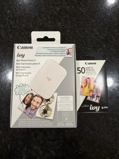 Canon IVY 2 Mini Photo Printer Bundle - White picture