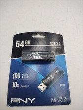 PNY Elite 64GB USB 3.2 Flash Drive New Fast Shipping  picture