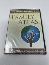 Family Atlas Genealogy Mapping Software new/sealed picture