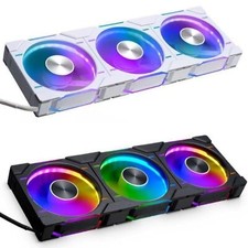 Phanteks D30 Positived Fan - 3-pack - D30-120 D-RGB 12CM BLACK/White picture