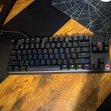 Apex pro tkl, Aula mouse, Red Drippy mousepad, Highground keyboard picture