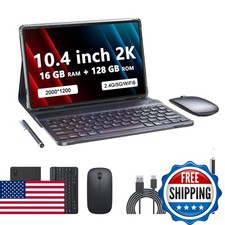 Tablet Keyboard And Case Android 13.0 10.4 Inch 16Gb Ram128Gb Rom 2K picture