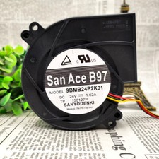 1PCS 9cm Turbo Blower Large Air Volume Fan 9BMB24P2K01 24V 1.62A 9733  picture