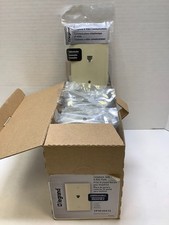 Legrand TPTEICC12 4 Wire RJ11 Telephone Jack Wall Plate, Ivory, Lot of 11 picture