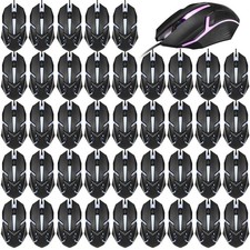 Sratte 30 Pack Black USB Wired Optical Computer Mouse picture