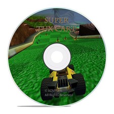 PC SUPER TUX CART RACING GAME, JUMP AND DO TRICKS, race your friends game picture