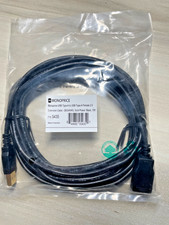 Monoprice USB A to USB A Female 2.0 Extension Cable, 28/24AWG, Black, 15ft picture