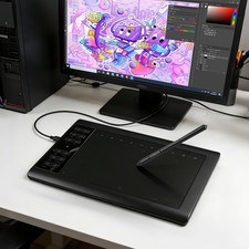 Digital Drawing Tablet Graphics Tablet Battery-Free Pen 14.2