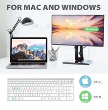 iClever GK03 Wireless Keyboard and Mouse Combo - 2.4G Portable Wireless Keyboard picture