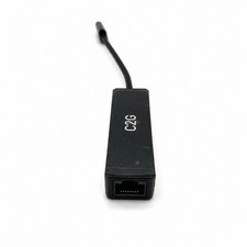 C2G USB Adapter, Gigabit Ethernet Network Adapter, Black, Cables to Go 29826 picture