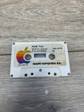 Vintage 1978 Apple Computer RAM Test Cassette Tape A2T0006X 4K Machine Language picture