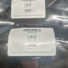 NetApp Compatible X6594-R6 Shielded SAS to SAS Cable, Black 1m Rev A0 picture